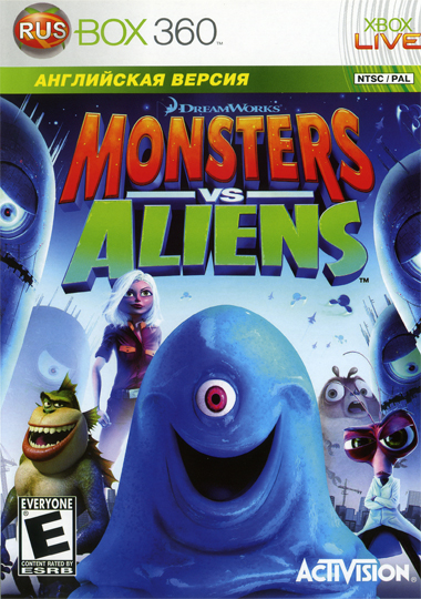 Monsters Vs. Aliens [Region Free/RUS]