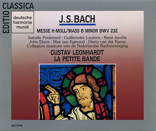 (Classical/Vocal) J.S. Bach – Messe h-moll / Mass B Minor (Leonhardt) [2 CD] - 1990, FLAC (image+.cue), lossless