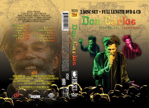 Don Carlos - Live In San Francisco [2002, Reggae, DVD5]