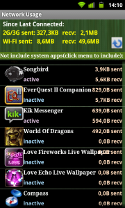 [] Network Usage 0.2.4[Android,ENG]