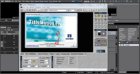 Inscriber TitleMotion PRO for Edius 6.01