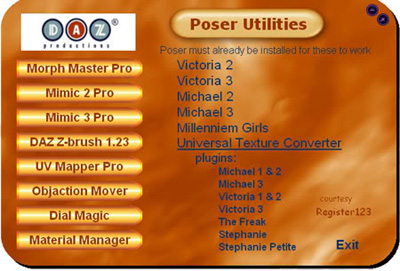 Poser Utilities AIO