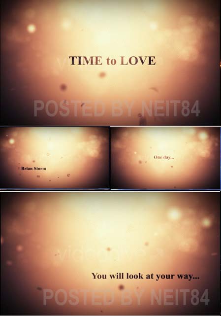 After Effects Project Time To Love 144195