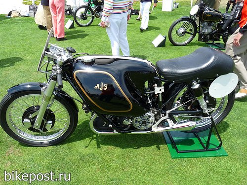 Ретро мотоцикл AJS E95 «Porcupine» (Дикобраз) 1954
