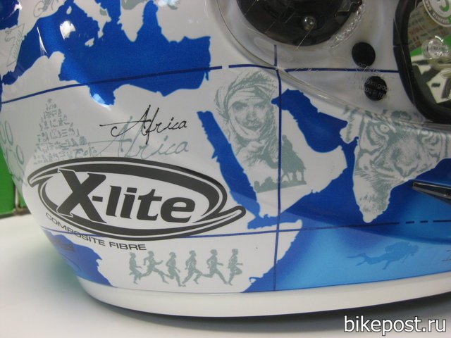 Шлем X-Lite X-802 реплика Карлоса Чека (Carlos Checa)