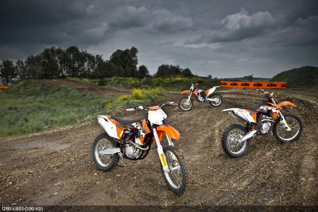 Кроссовые мотоциклы KTM SX и SX-F 2012